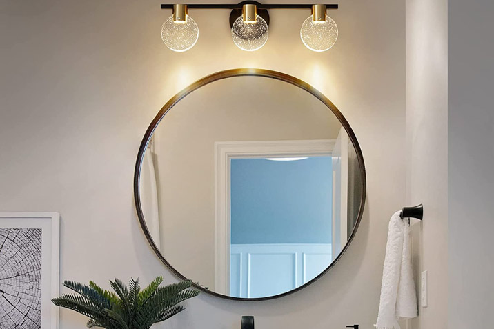 Lighting And Mirror Concideration For Small Bathroom
